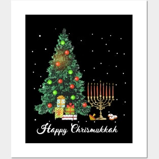 Happy Chrismukkah Funny Hanukkah and Christmas Posters and Art